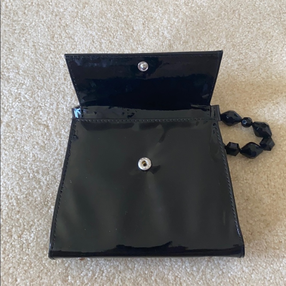 Glossy black Mini-bag - Picture 4 of 5